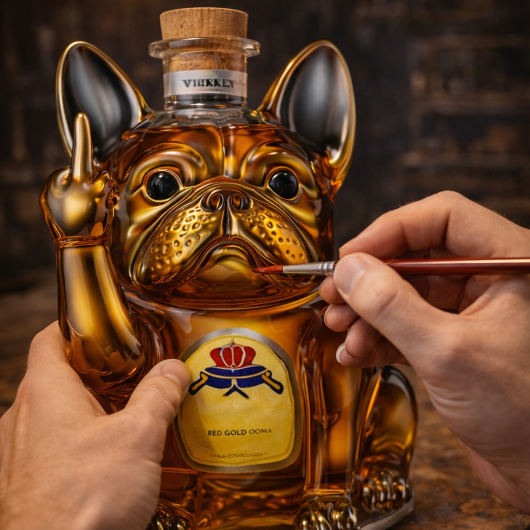 Dean | Whiskyflaska Hunddesign