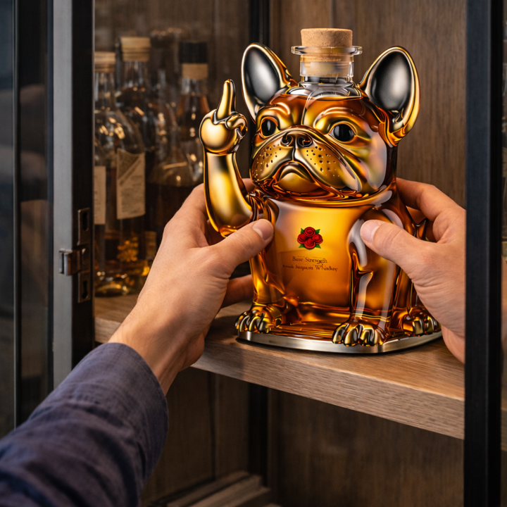Dean | Whiskyflaska Hunddesign