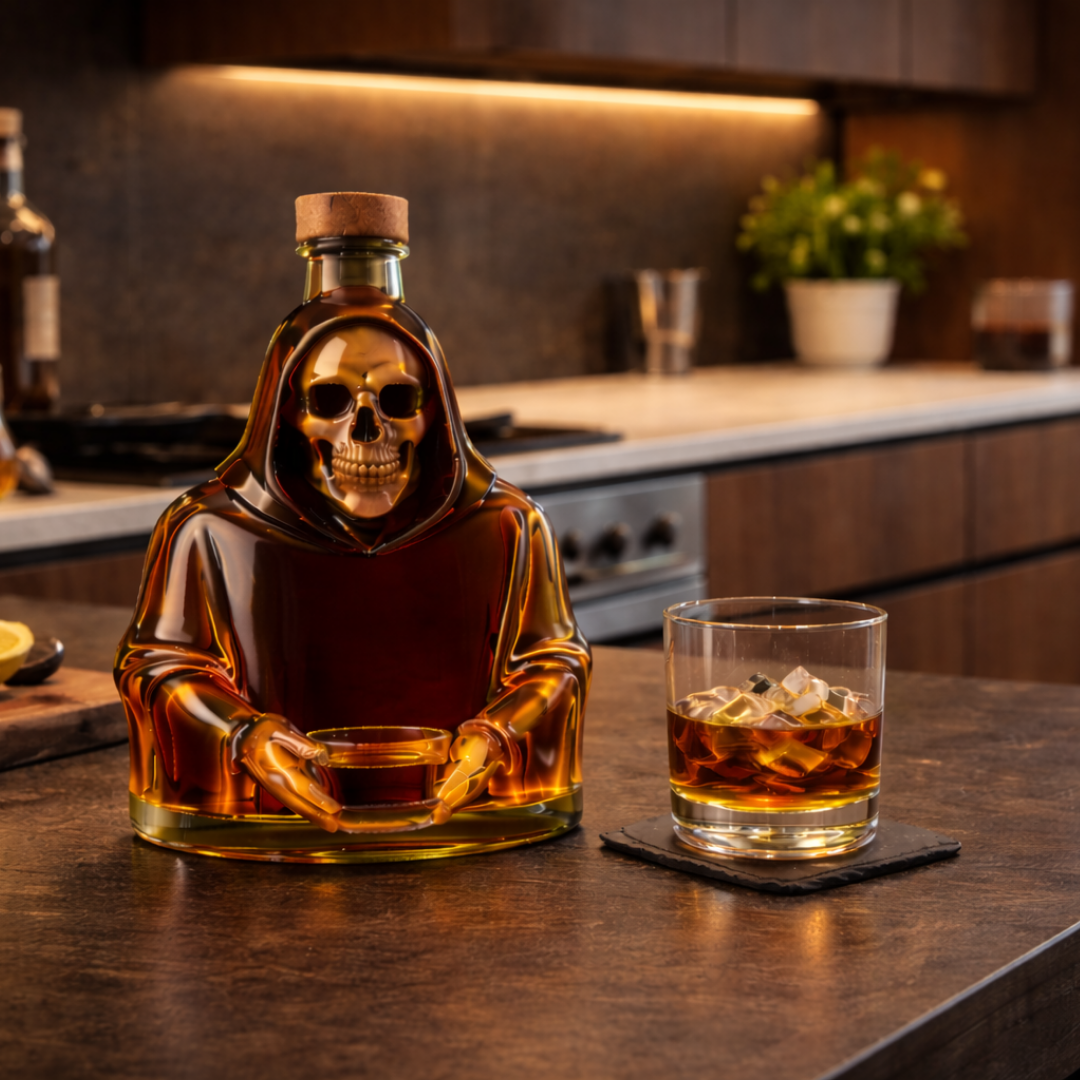 Roger | Whiskyflaska Dödsdesign