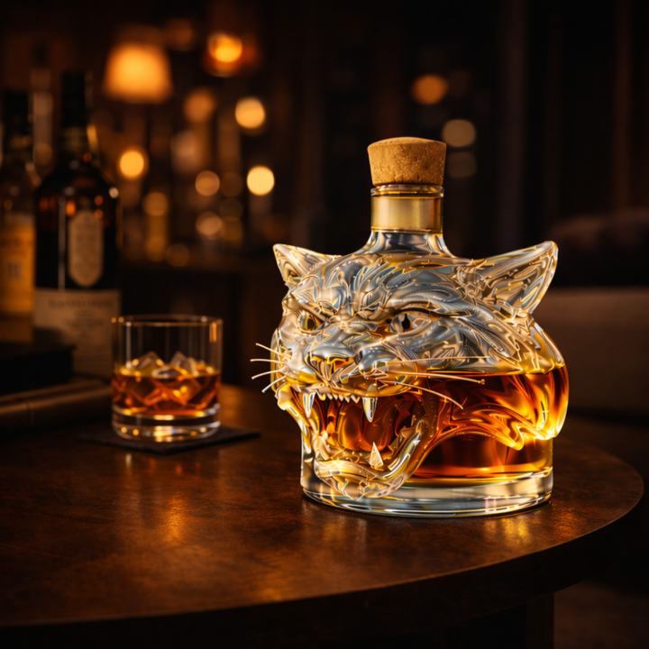Joseph | Whiskyflaska med tigerdesign