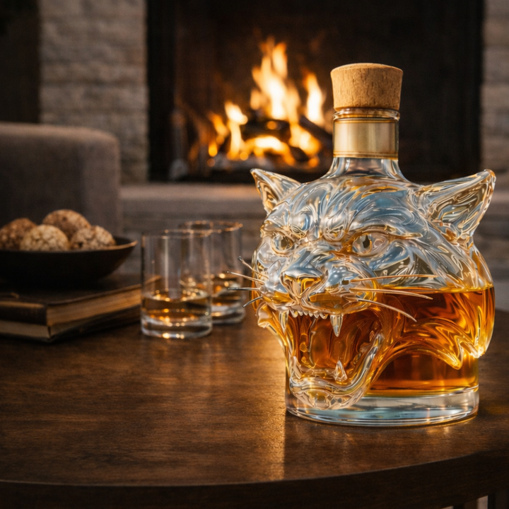 Joseph | Whiskyflaska med tigerdesign