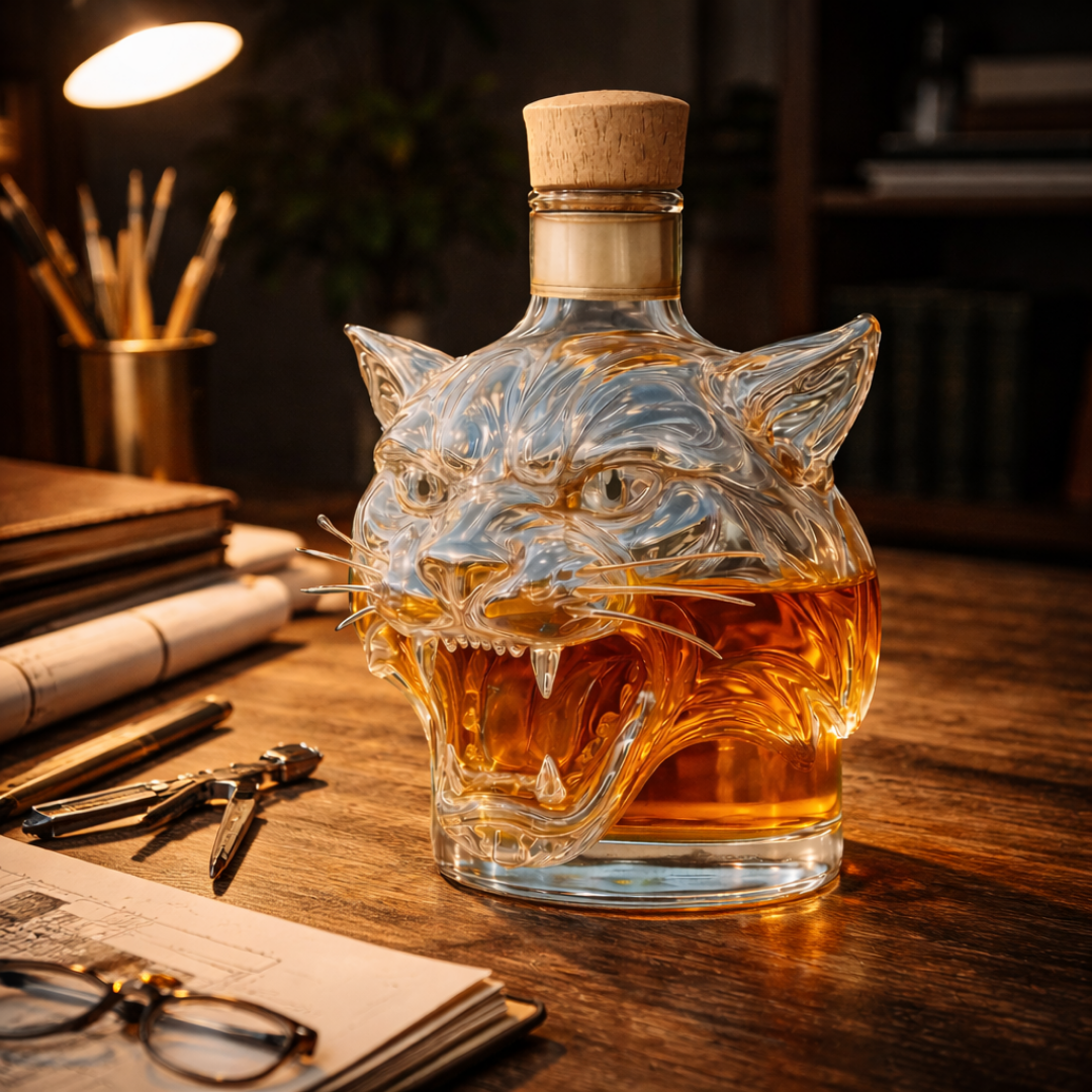 Joseph | Whiskyflaska med tigerdesign