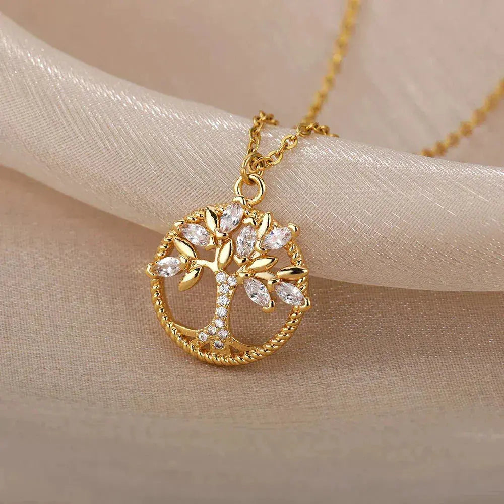 Janet | Elegant Livets Träd Halsband