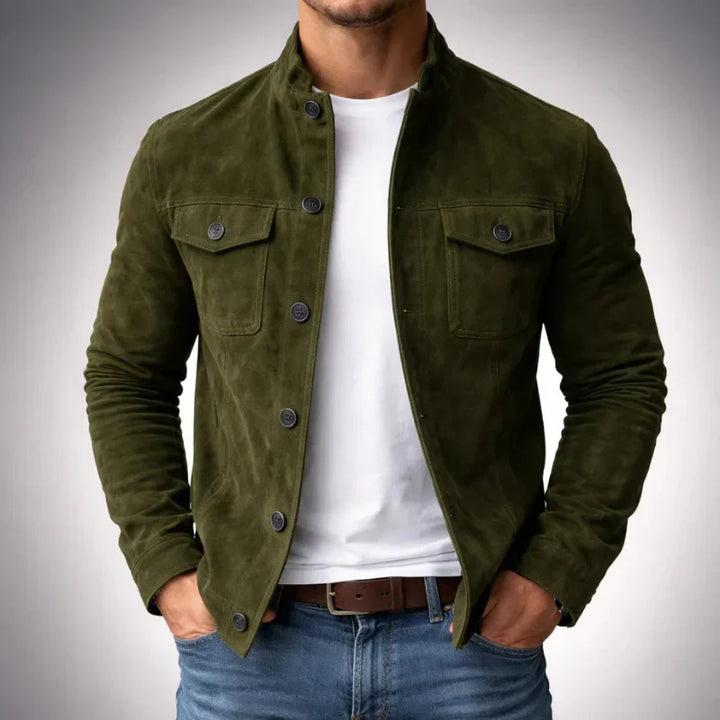 Jacob | Klassisk Pocket Suede Jacka