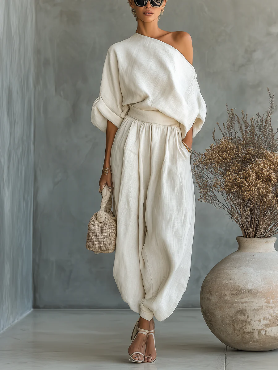 Primula | Elegant Off-Shoulder 2-Dels Set