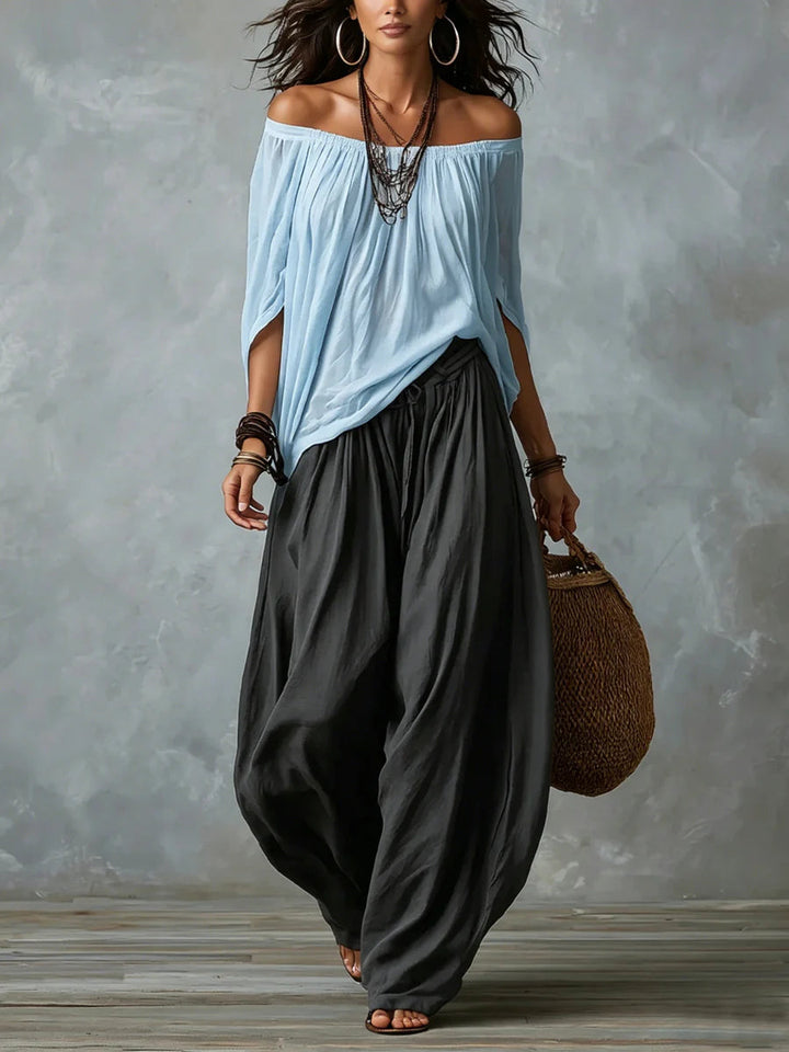 Esme | Avslappnad Off-Shoulder Set