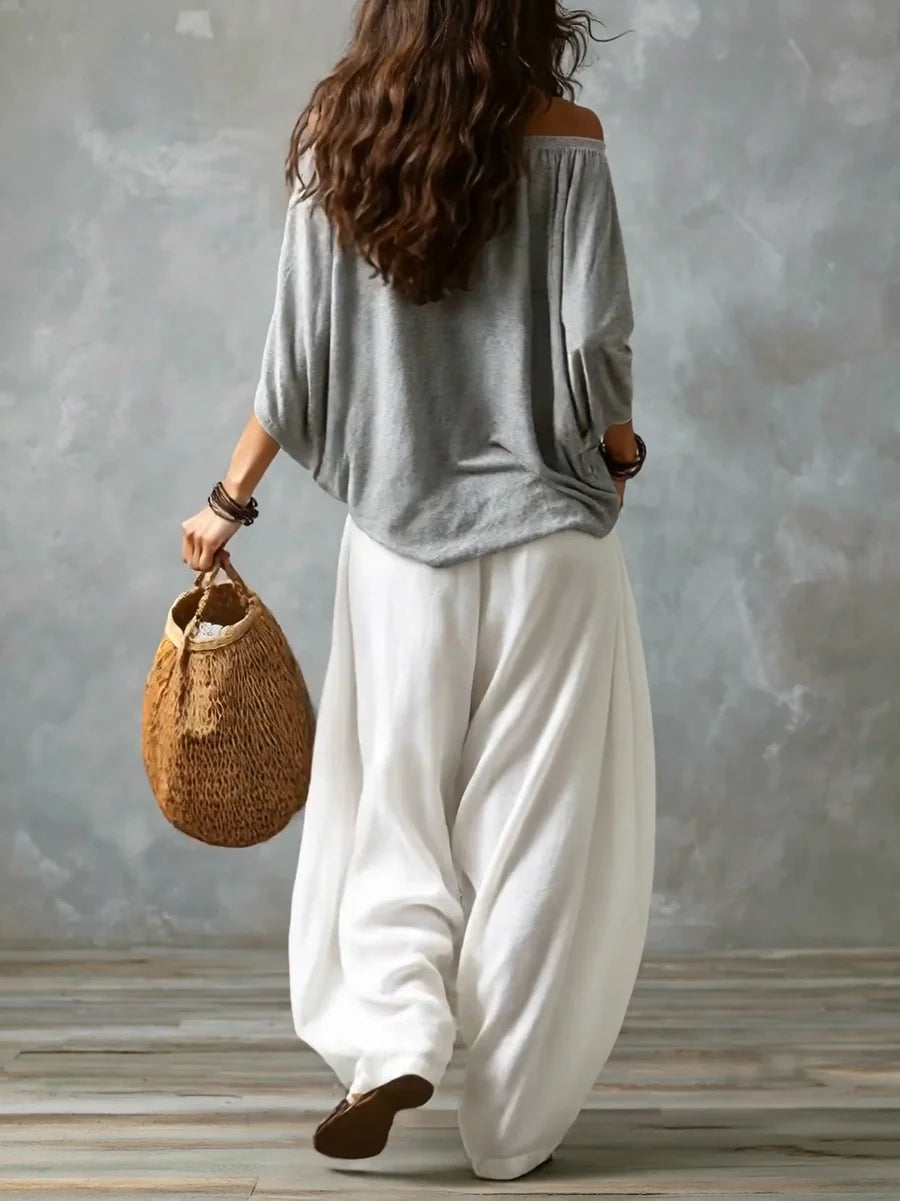 Esme | Avslappnad Off-Shoulder Set