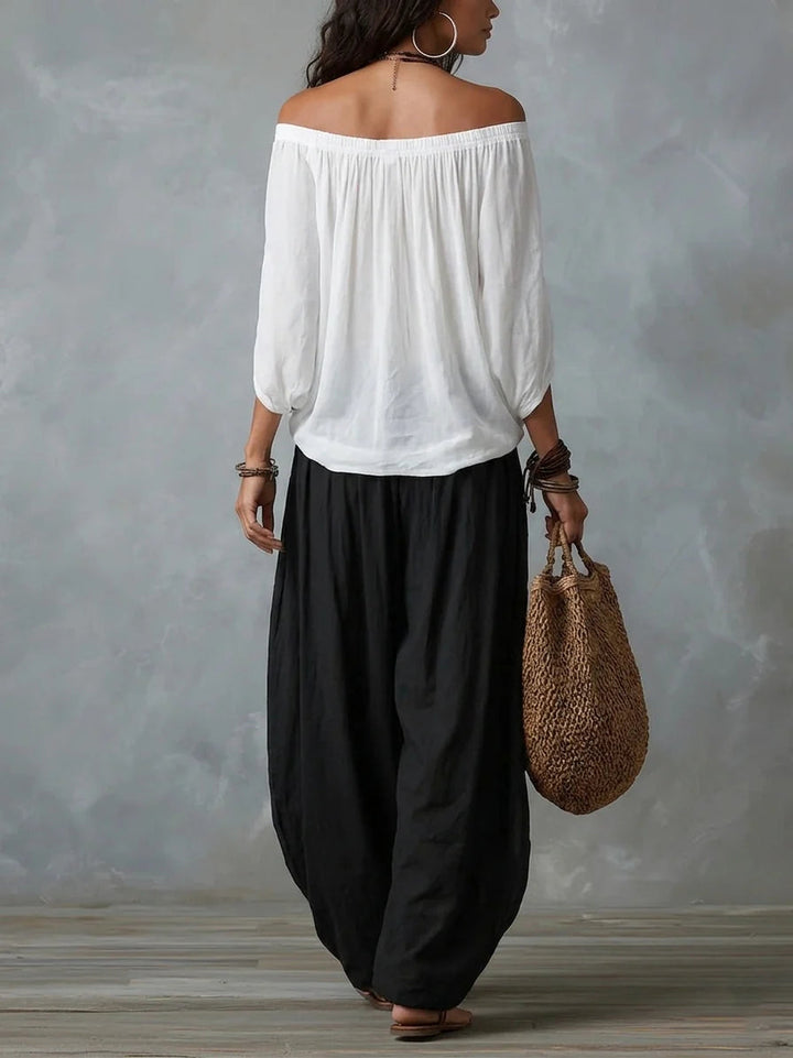 Esme | Avslappnad Off-Shoulder Set