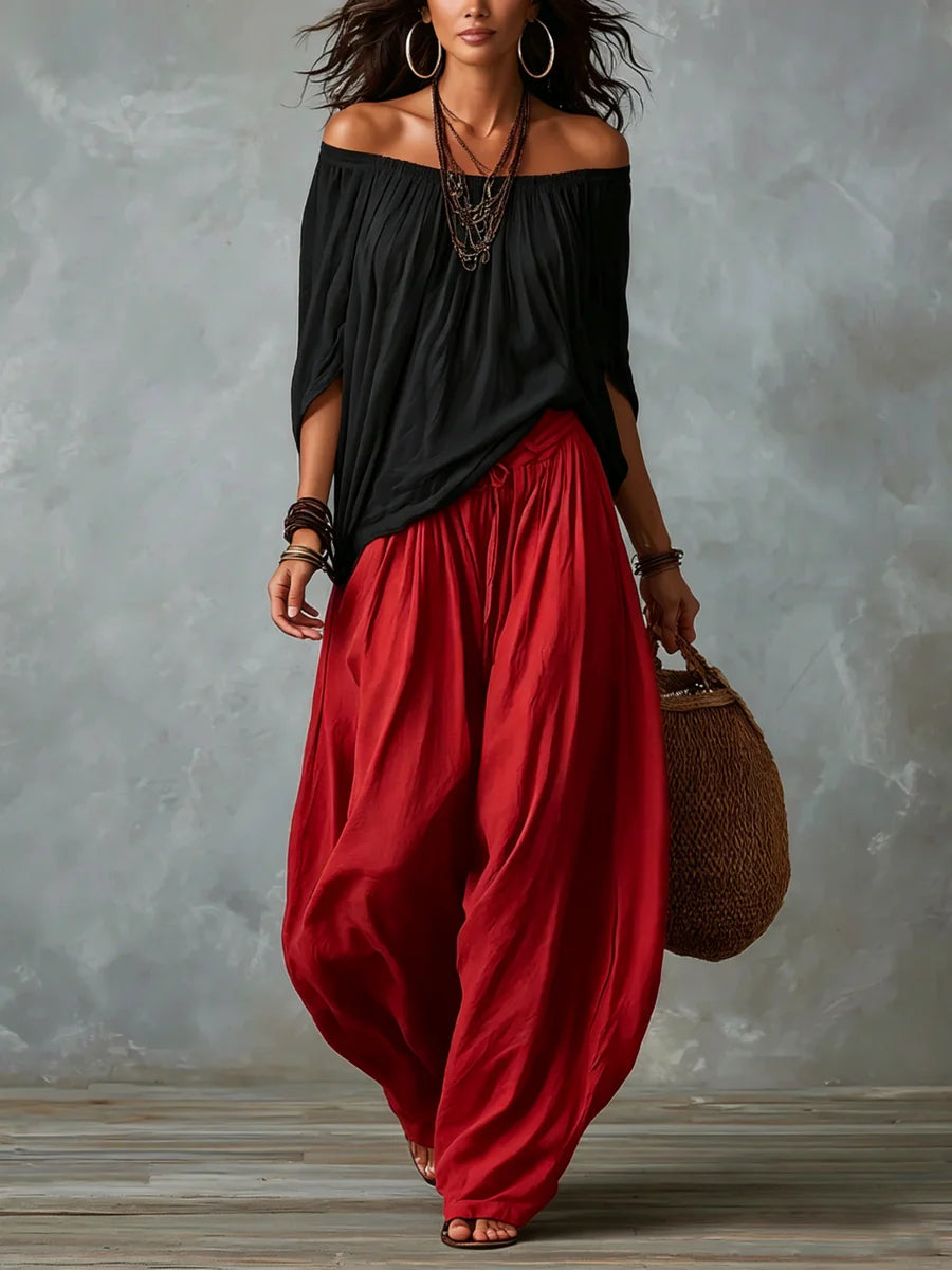 Esme | Avslappnad Off-Shoulder Set