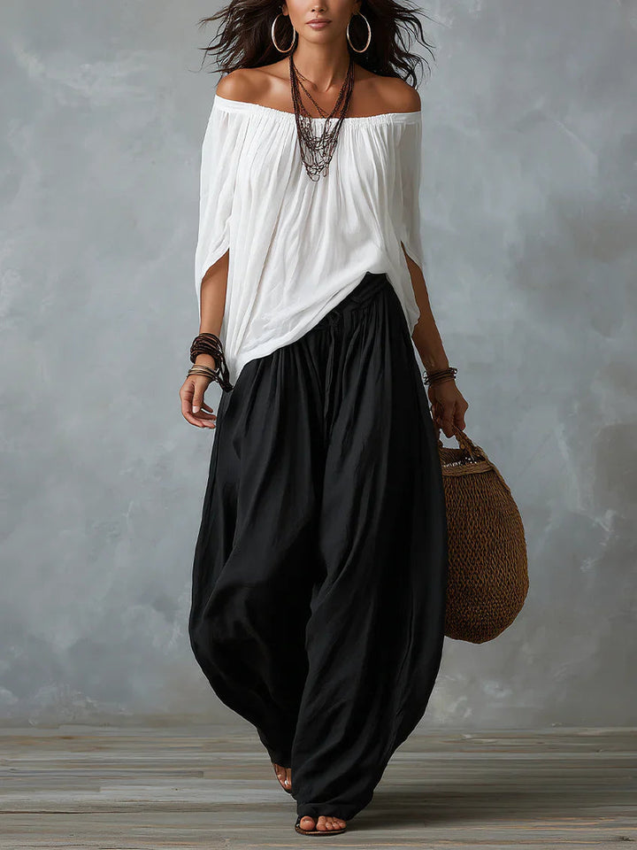 Esme | Avslappnad Off-Shoulder Set