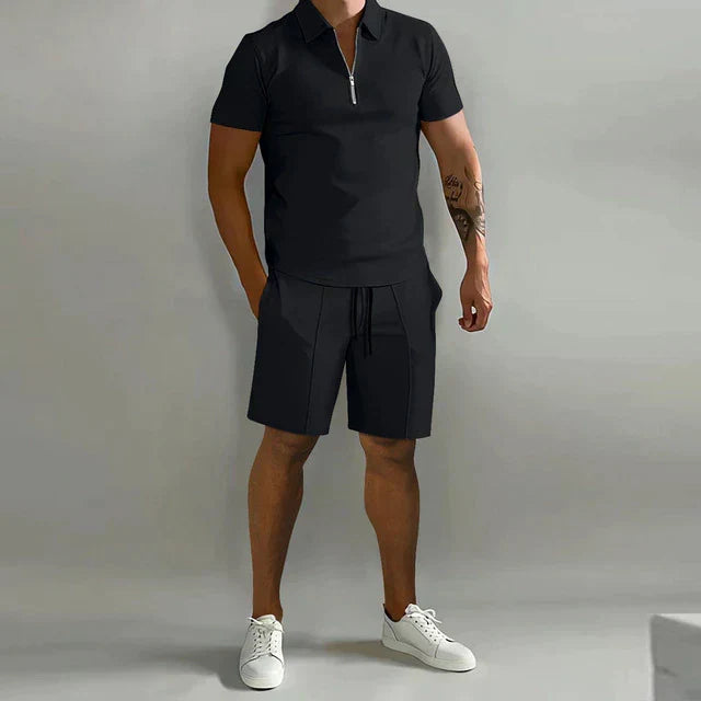 Jacob | Raffinerad polo och skräddarsydda shorts-set