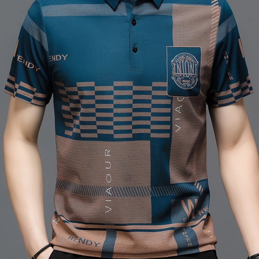 Nathaniel | Fins Colorblock Polo Skjorta