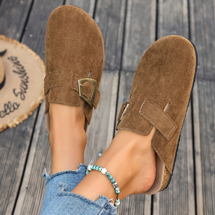 Winona | Slip-On Mules med Spänne