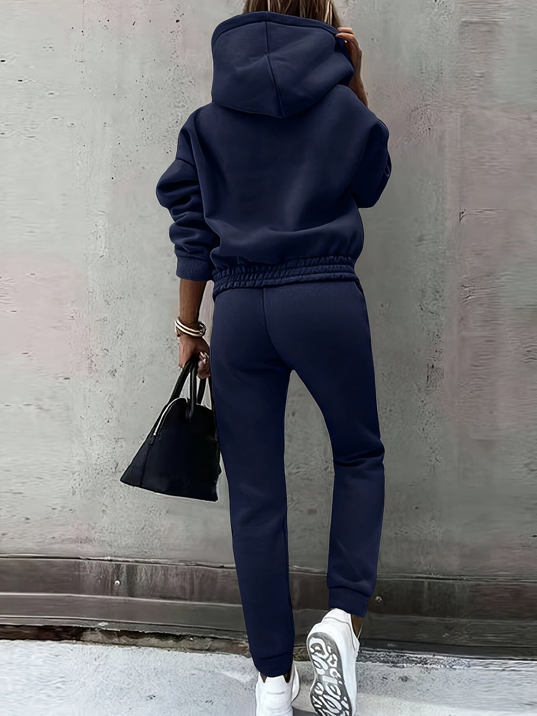 Farrah | Avslappnad Hooded Tvådelad Set