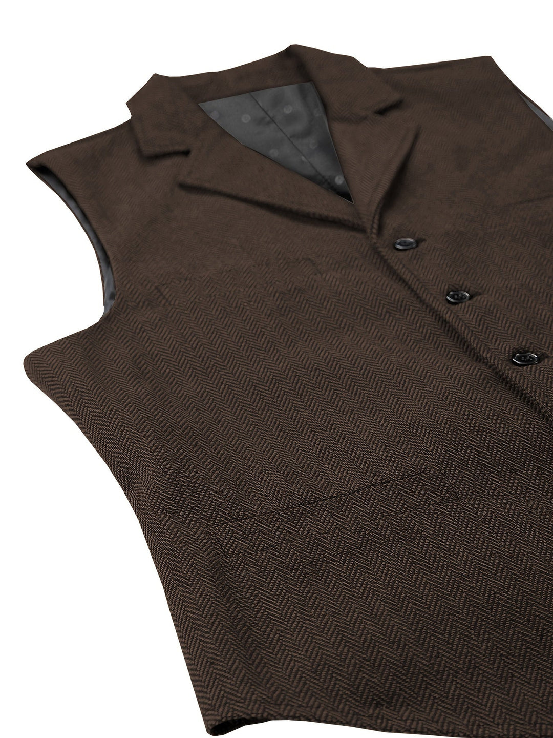 Byron | Raffinerad Herringbone Väst