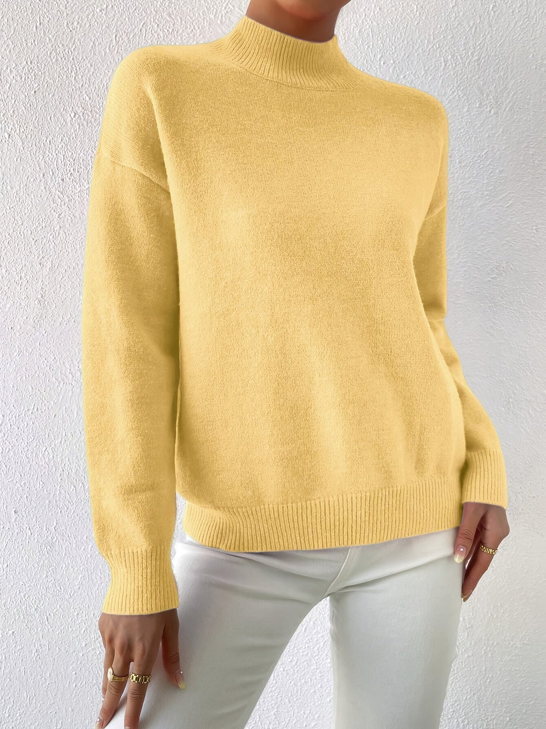 Lorelei | Förfinad Mock Neck Tröja