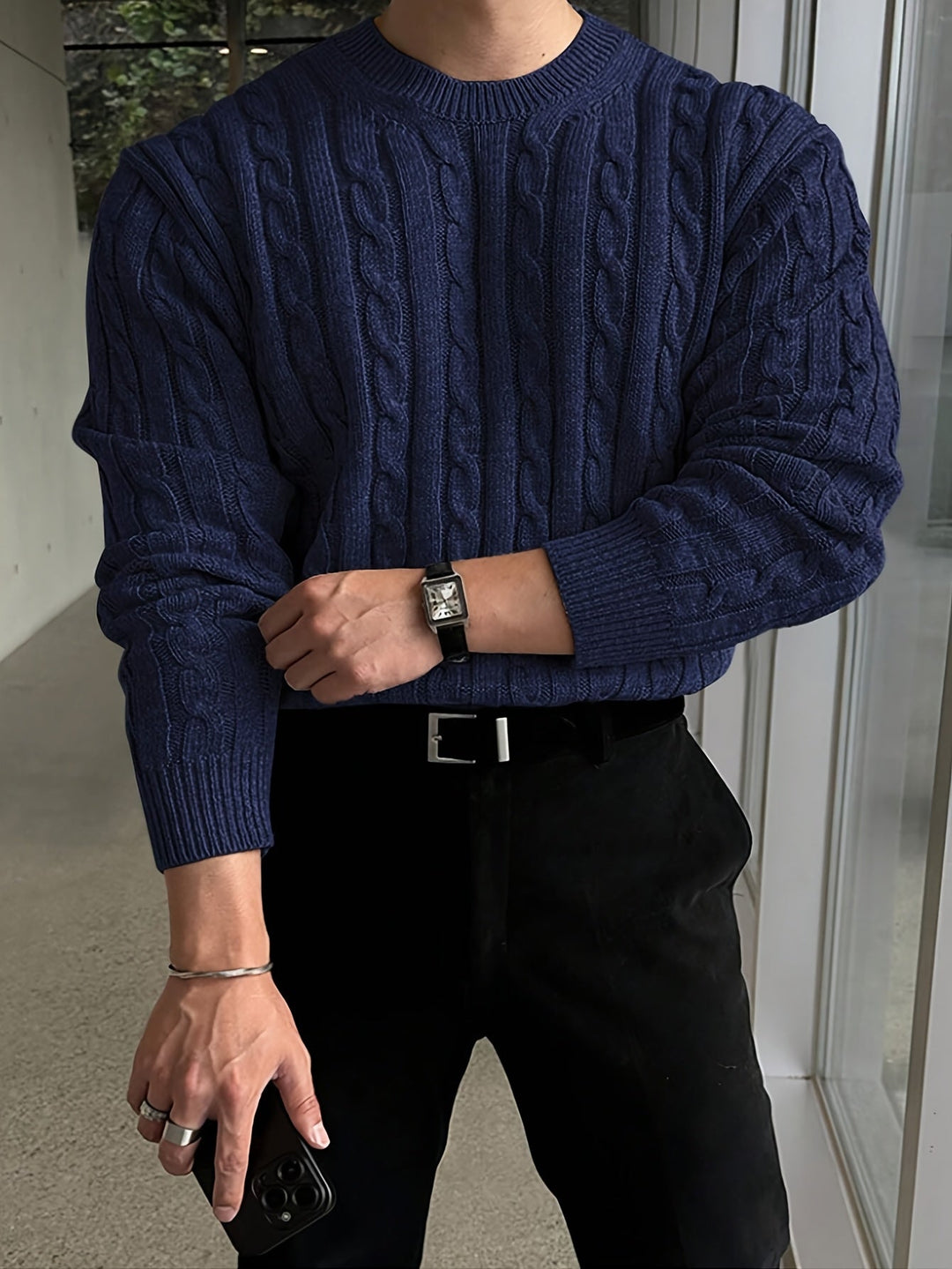Preston | Twisted Cable Pullover Tröja