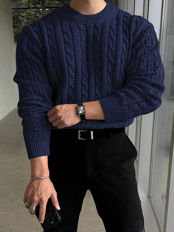 Preston | Twisted Cable Pullover Tröja