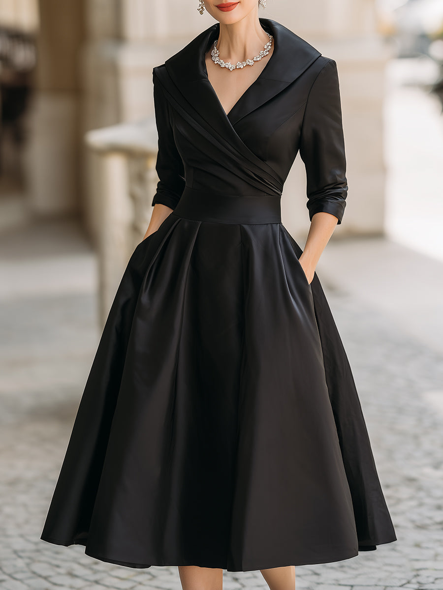Coraline | Elegant V-ringad kvällsklänning