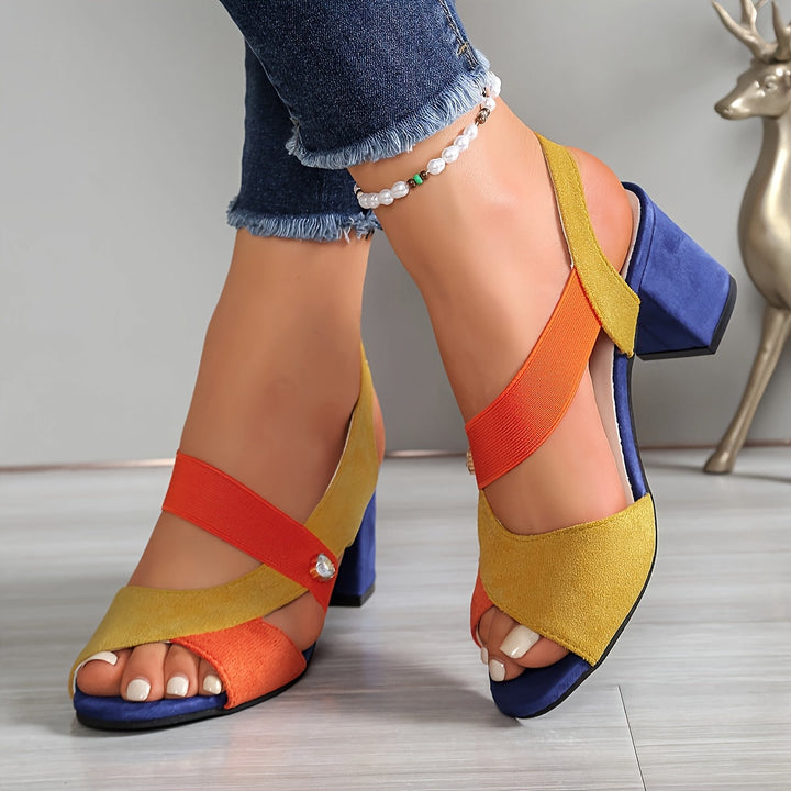 Elara | Klassiska Cross Strap Komfortklackar