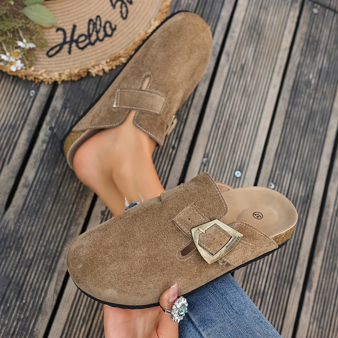 Winona | Slip-On Mules med Spänne