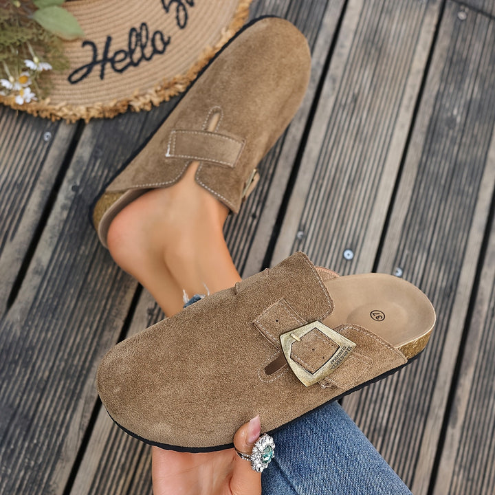 Winona | Slip-On Mules med Spänne