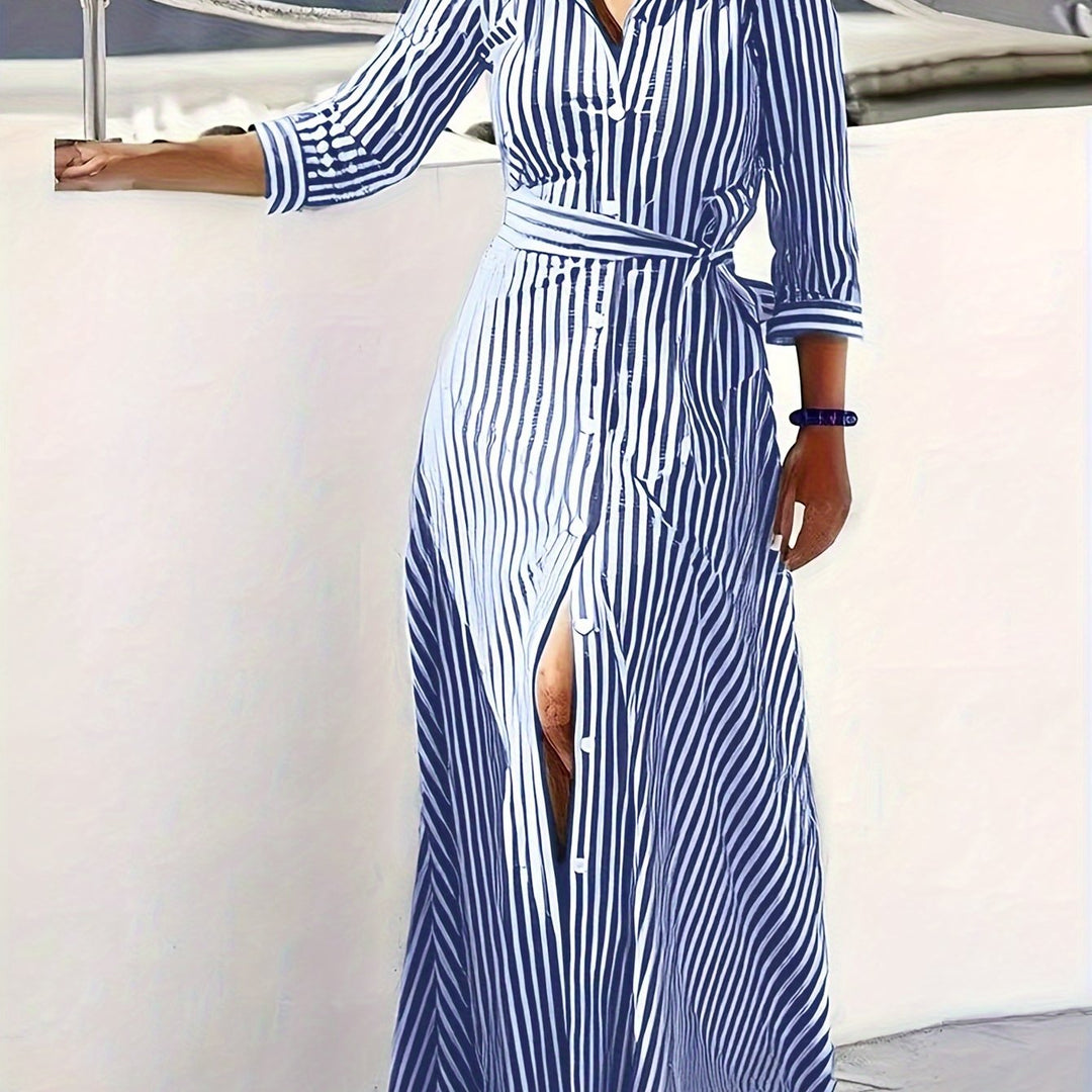 Meredith | Bälteklänning Maxi
