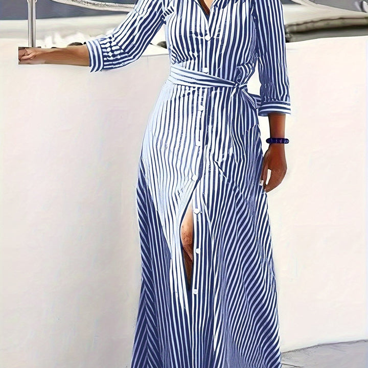 Meredith | Bälteklänning Maxi