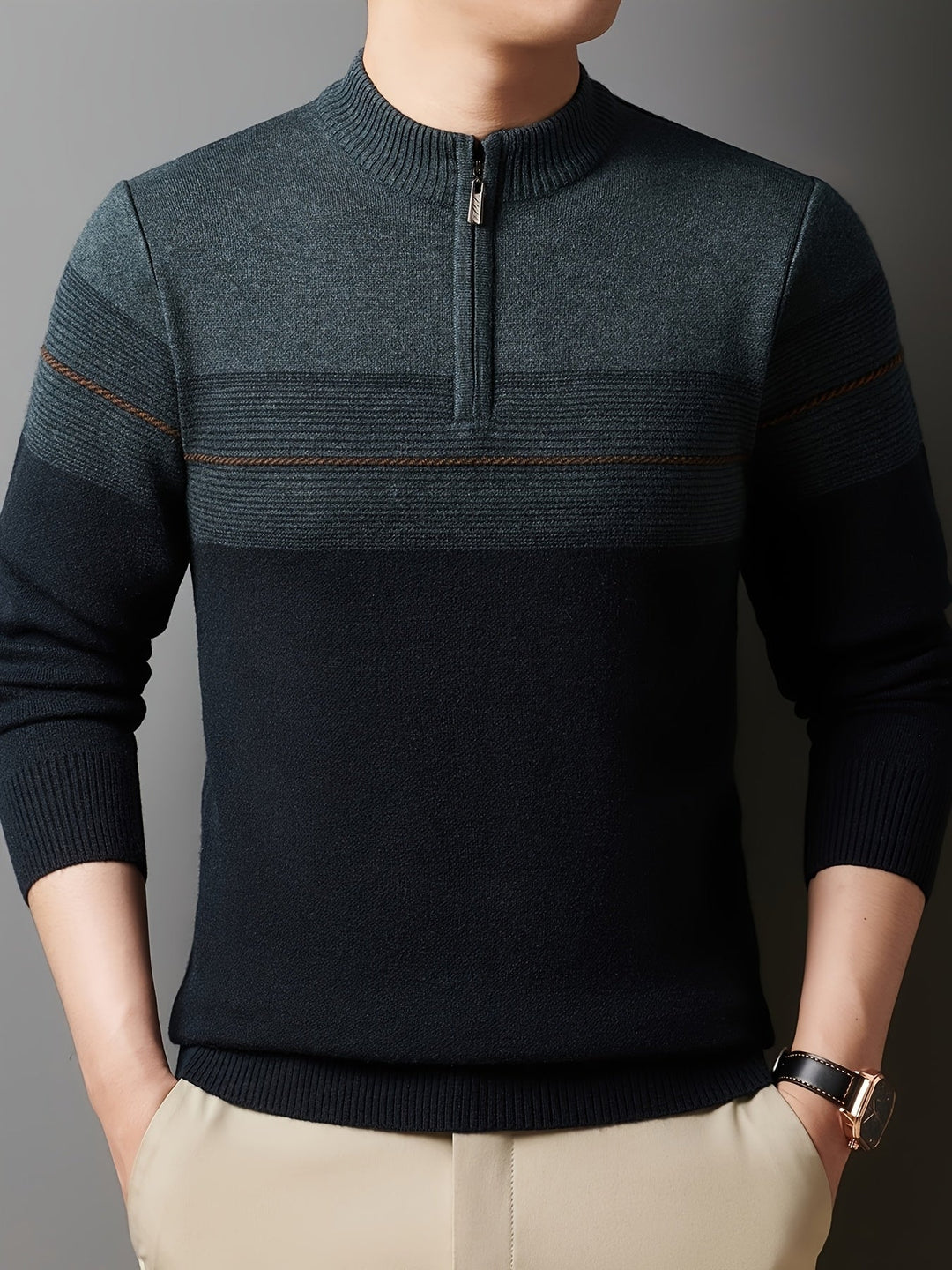 Oscar | Zip-Neck Tröja