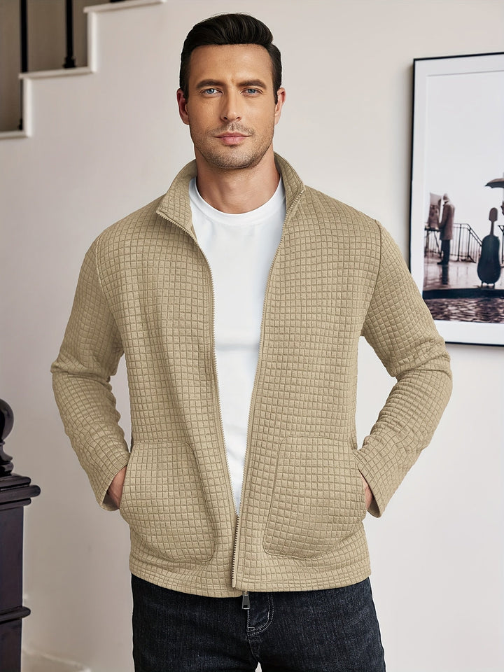 Hugo | Texturerad Zip-Up Jacka