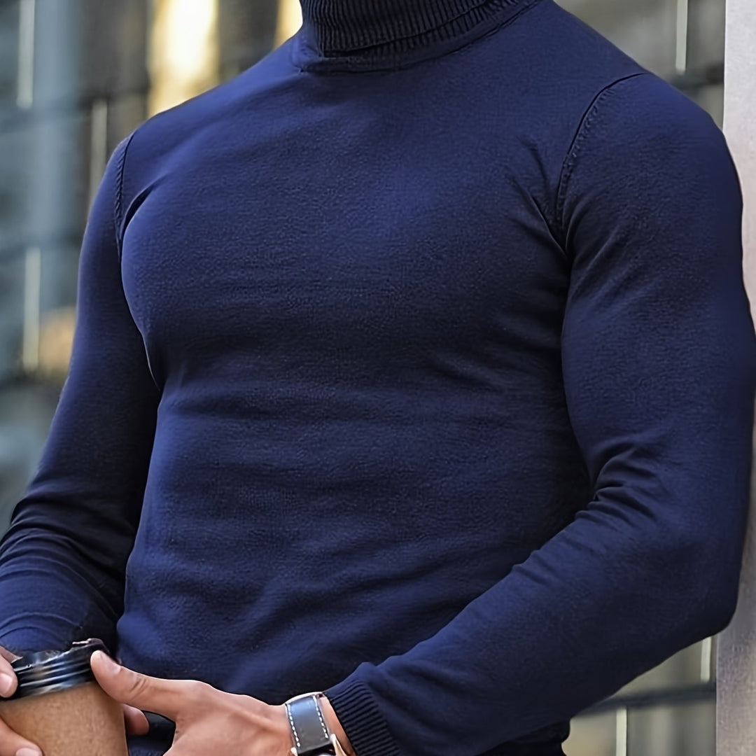 Dominic | Förfinad Höghalsad Turtleneck