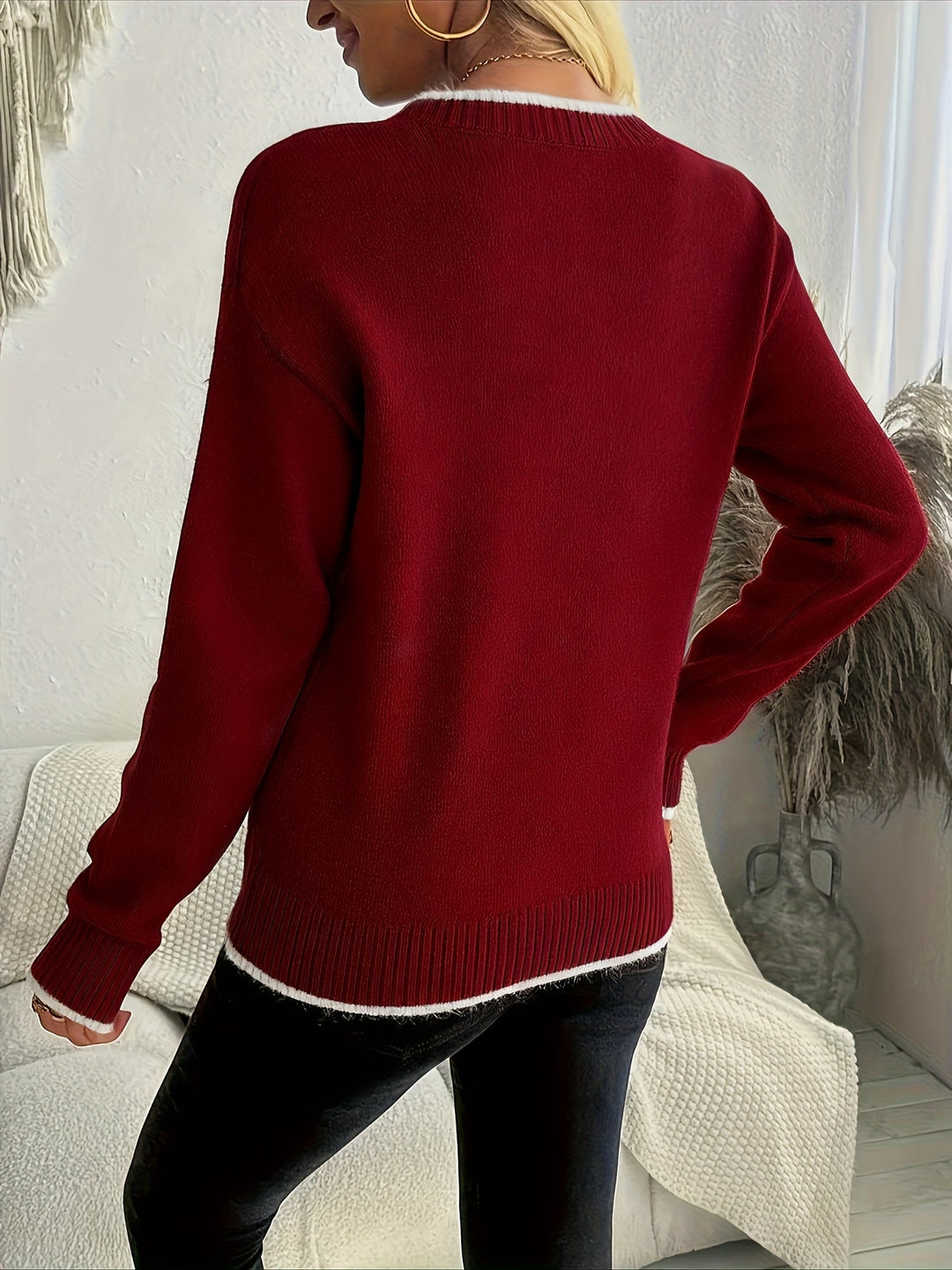 Holly | Snöflinga Crewneck Tröja