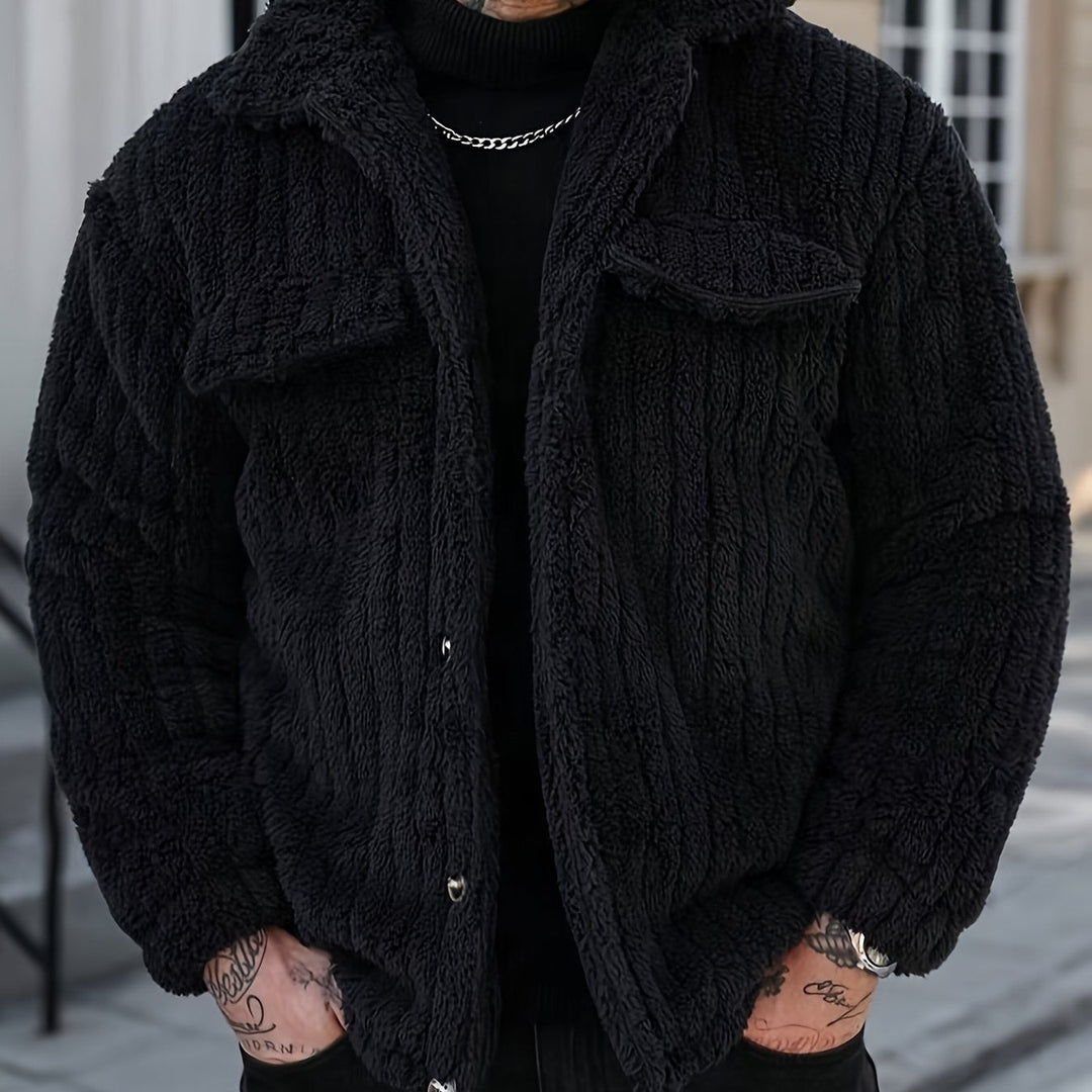 Owen | Texturerad Knapp-Jacka