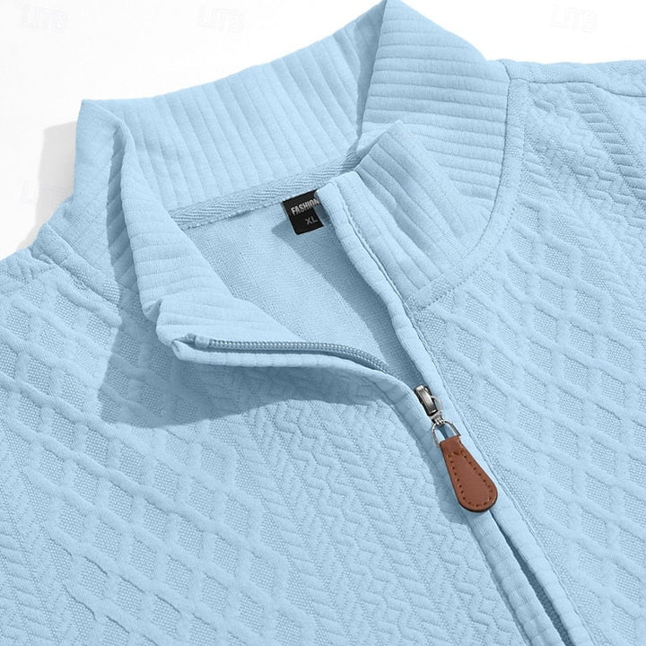 Nash | Texturerad Quarter-Zip Pullover