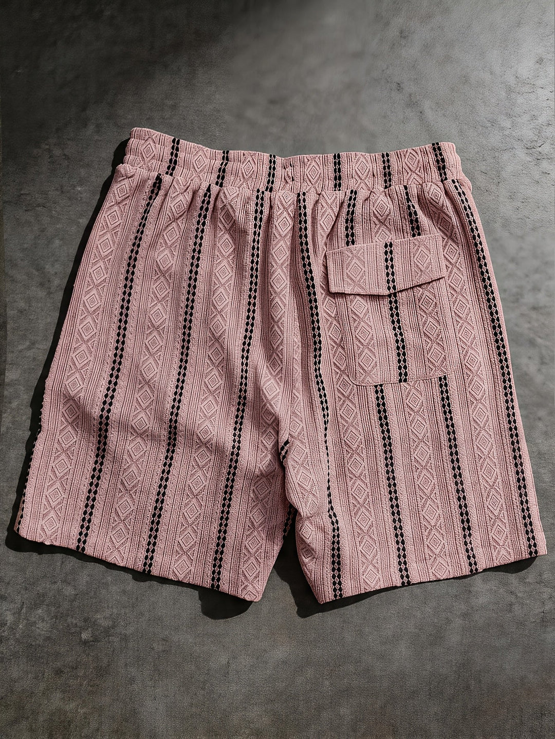 Nolan | Texturerade Drawstring Shorts