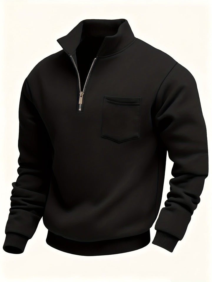 Emmett | Raffinerad Halv-Zip Pullover