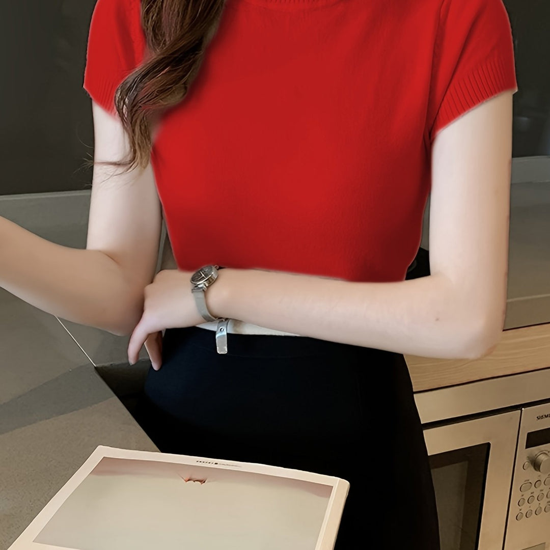 Della | Finstilt Mock-Neck Top
