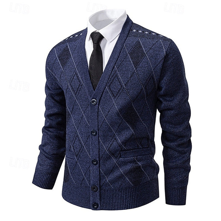 Weston | Finslipad Argyle Cardigan