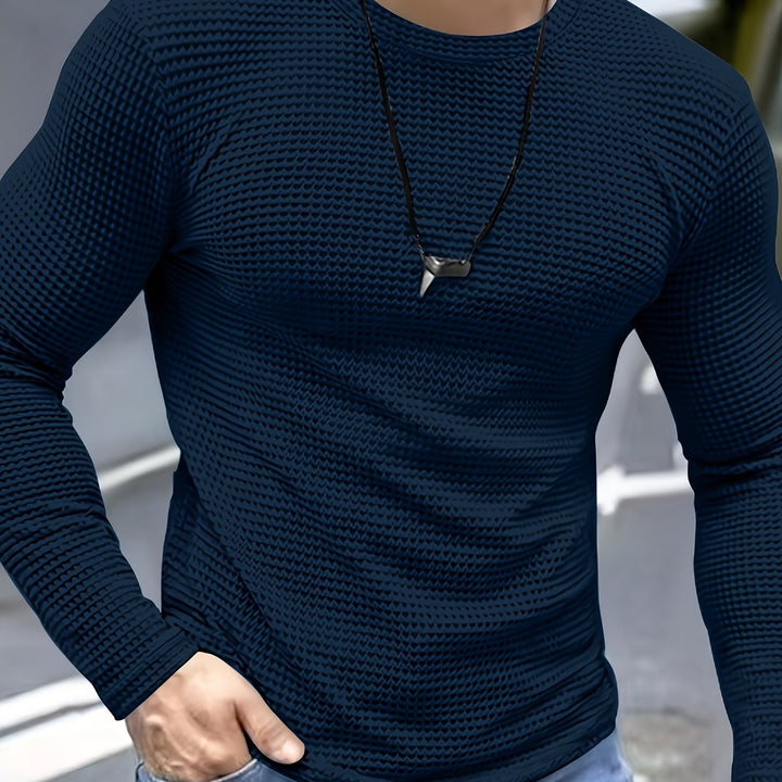 Bruno | Texturerad långärmad topp