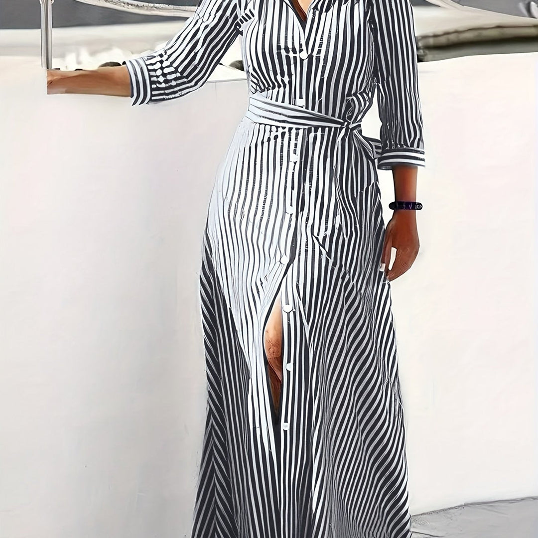 Meredith | Bälteklänning Maxi