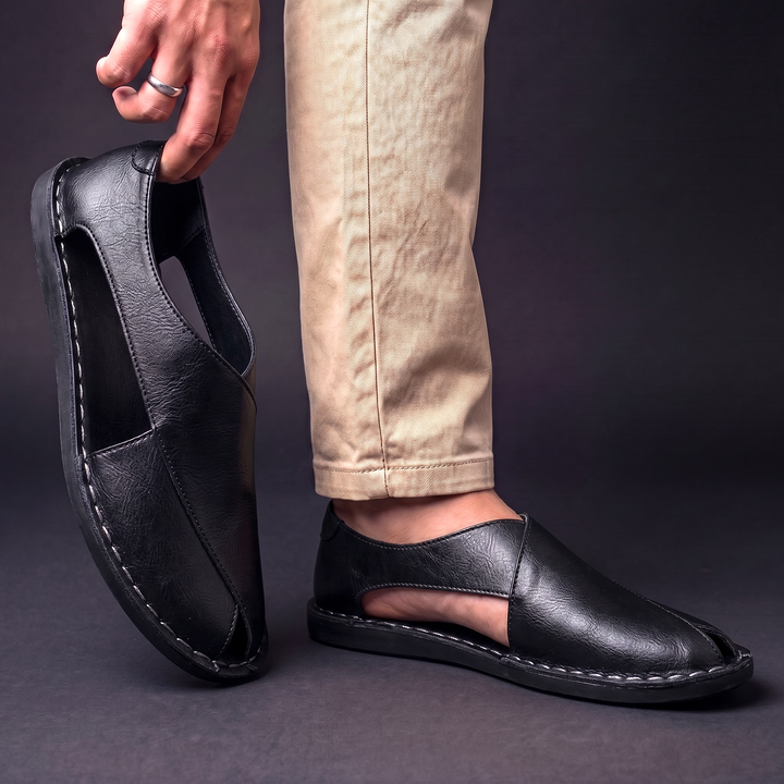 Lorenzo | Handgjorda Sandaler med Öppen Tå