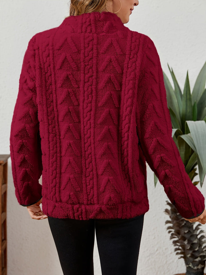 Delilah | Mysig Halvdragkedja Pullover