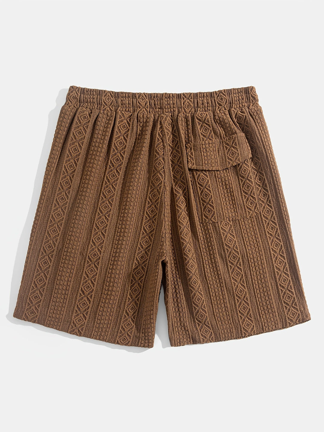Nolan | Texturerade Drawstring Shorts