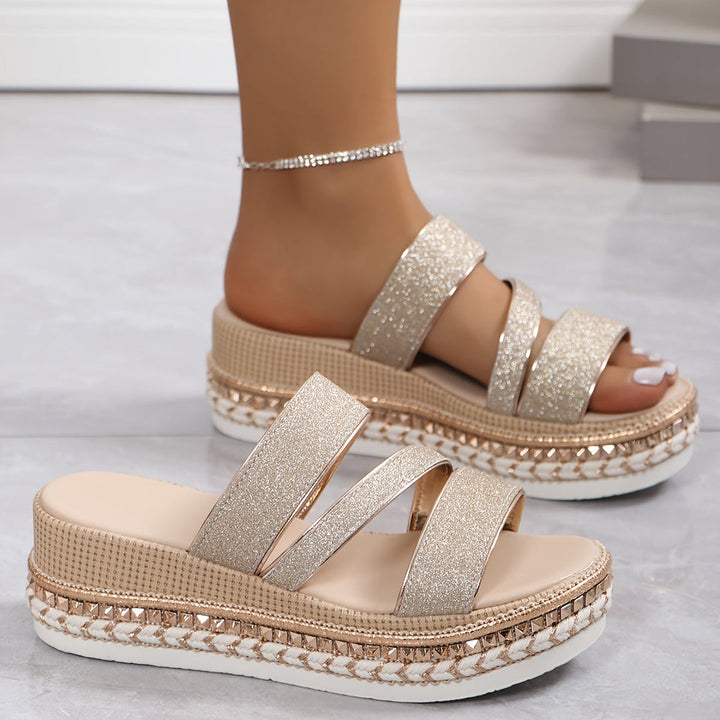 Layla | Premium Bekväm Kilklack Sandal