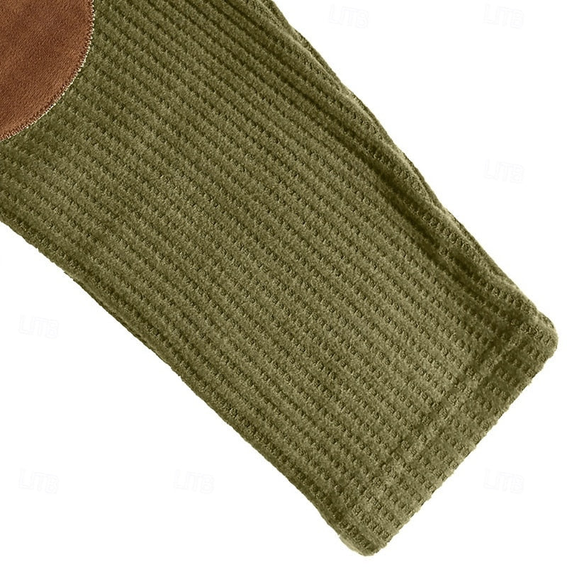 Bennett | Texturerad Färgblock Polo Skjorta