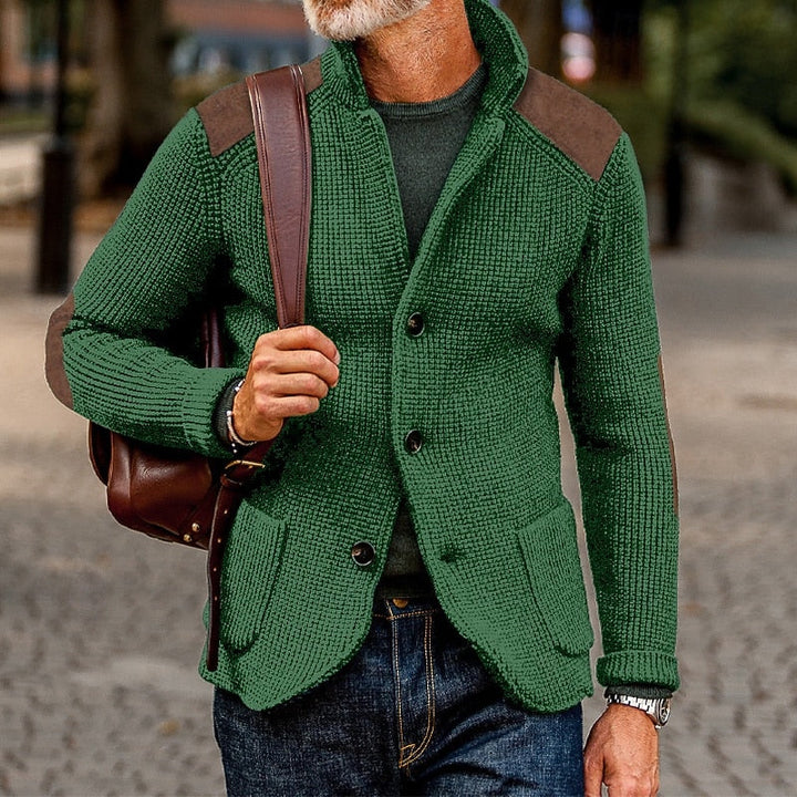 Archer | Texturerad Stickad Cardigan