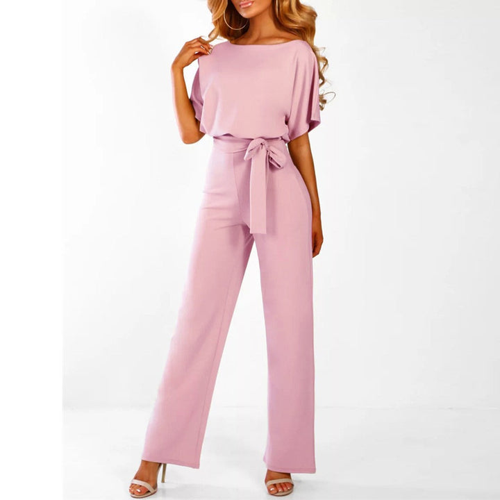 Gwyneth | Elegant Vidbenad Jumpsuit med Bälte
