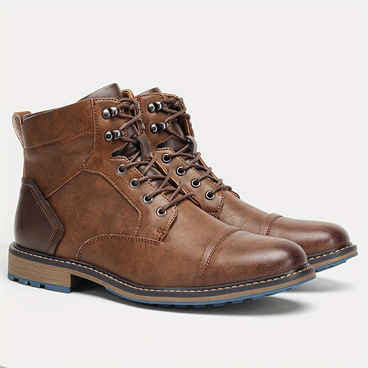 Rupert | Finsydda Cap-Toe Ankstövlar
