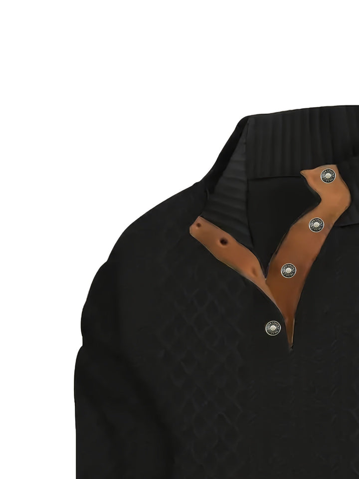 Ronan | Ståkrage Knapp Henley Tröja