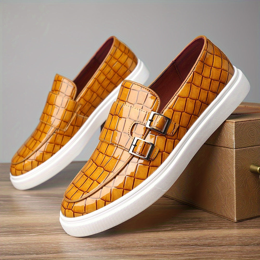 Xavier | Texturerade Slip-On Loafers